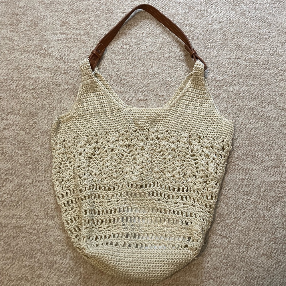 The Sak Large Crochet Beach Bag
